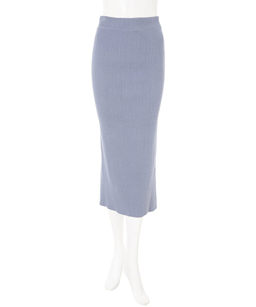 fifth(フィフス)の「バックスリットタイトニットスカート(スカート・レディース・ブラック/ベージュ/ブルー・MEDIUM)」の14枚目の写真