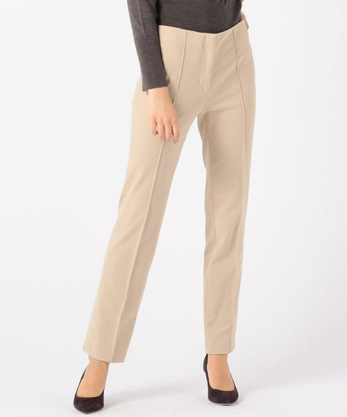 TOMORROWLAND （トゥモローランド）の「トリコットジャージー バックスリットパンツ（その他パンツ・レディース・ブラック/ブラウン/ライトベージュ/カーキ・40/38/36/34/32）」の9枚目の写真