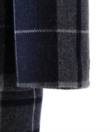 Drawer（ドゥロワー）の「Drawer ダブルフェイスチェックコート