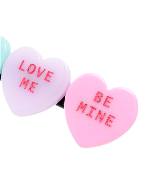 WEGO（ウィゴー）の「WEGO/ハートメッセージバレッタ（バレッタ/ヘアクリップ・レディース・その他1・FREE）」の3枚目の写真