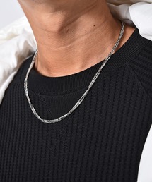 ヘリンボーンチェーンネックレス メンズ 50cm アクセサリー