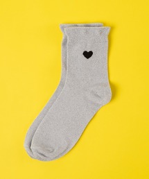 WEGO | WEGO/ハートワンポイントラメソックス(ソックス/靴下)