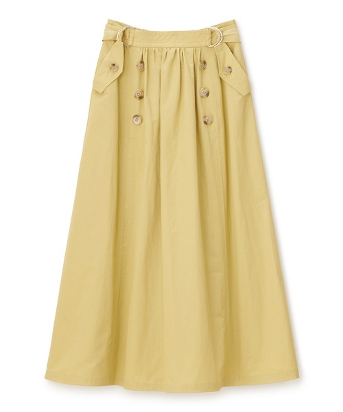 ベルトツキマエボタンフレアスカート スカート Supreme La La シュープリームララ のファッション スカート セール