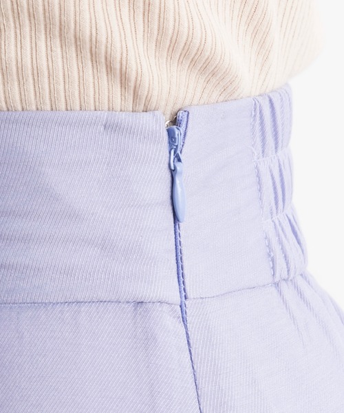 DouDou（ドゥドゥ）の「アシメギャザースカート（スカート・レディース・オフホワイト/ラベンダー・38/36）」の15枚目の写真