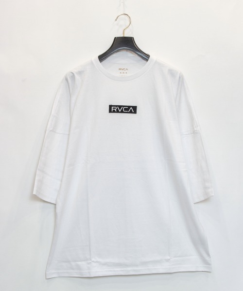 RVCA(ルーカ)の「RVCA-IN BROOM BOX RVCA-SS.TEE(Tシャツ/カットソー・メンズ・ホワイト/ブラック/タン・M/L)」の1枚目の写真