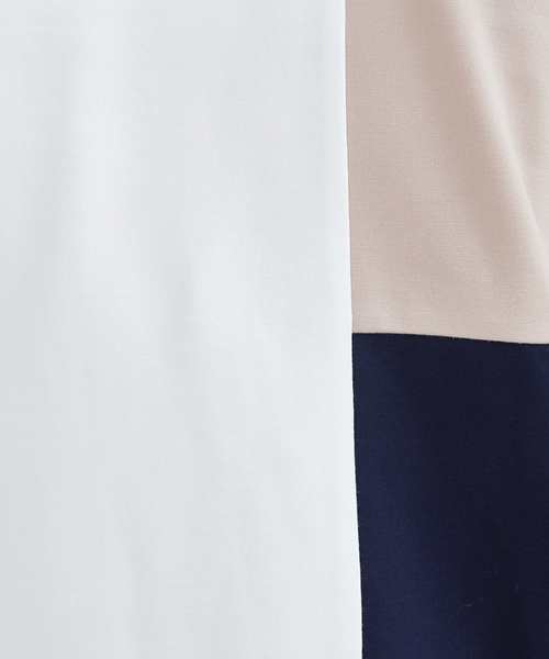 ABAHOUSE GRAY(アバハウスグレイ)の「【展開店舗限定】スラブポンチ配色切替 長袖Tシャツ(Tシャツ/カットソー・メンズ・ホワイト/ネイビー/グレー・46/48)」の12枚目の写真