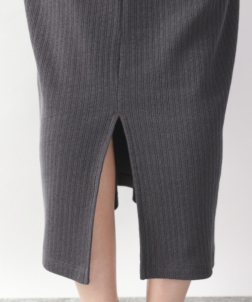 LOWRYS FARM（ローリーズファーム）の「２ＷＡＹリブワンピース／ＳＳ　879078（ワンピース・レディース・チャコールグレー/ベージュ/レッド・FREE）」の12枚目の写真