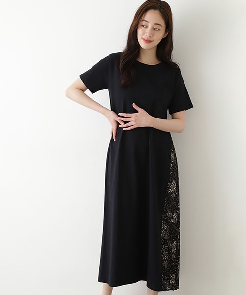 プリーツドッキングワンピース ワンピース Natural Beauty Basic ナチュラルビューティベーシック のファッション通販 Zozotown