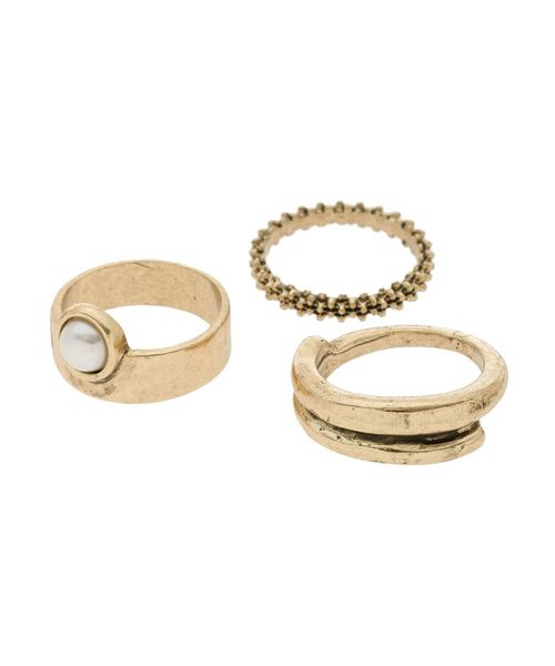 jouetie（ジュエティ）の「ストーンモチーフ3セットリング（リング・レディース・シルバー/ゴールド・FREE）」の8枚目の写真