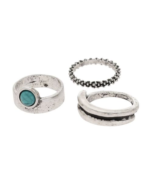 jouetie（ジュエティ）の「ストーンモチーフ3セットリング（リング・レディース・シルバー/ゴールド・FREE）」の9枚目の写真