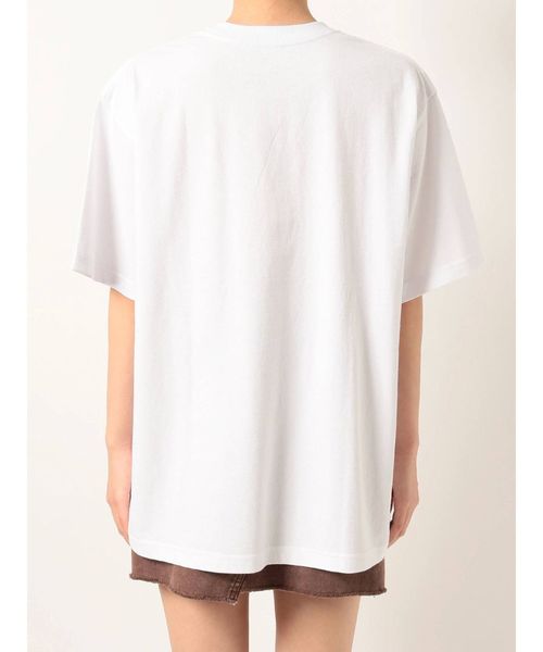 EVRIS（エヴリス）の「TRUST THE FLOW BIG Tシャツ（Tシャツ/カットソー・レディース・ホワイト/ブラック/マスタード・FREE）」の13枚目の写真