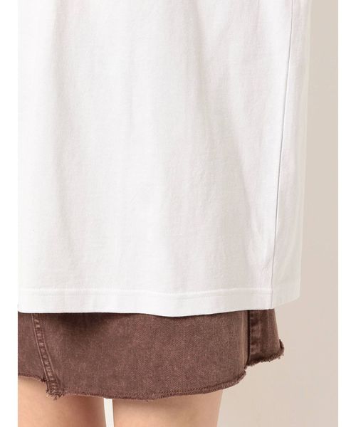 EVRIS（エヴリス）の「TRUST THE FLOW BIG Tシャツ（Tシャツ/カットソー・レディース・ホワイト/ブラック/マスタード・FREE）」の16枚目の写真