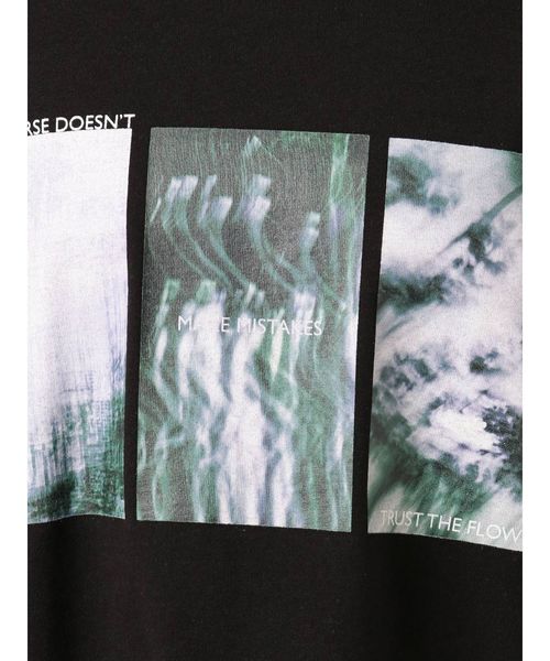 EVRIS（エヴリス）の「TRUST THE FLOW BIG Tシャツ（Tシャツ/カットソー・レディース・ホワイト/ブラック/マスタード・FREE）」の17枚目の写真