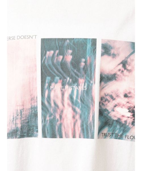 EVRIS（エヴリス）の「TRUST THE FLOW BIG Tシャツ（Tシャツ/カットソー・レディース・ホワイト/ブラック/マスタード・FREE）」の19枚目の写真