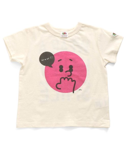 FRUIT OF THE LOOM（フルーツオブザルーム）の「/Fruit of the loom(フルーツオブザルーム)×アーティスト スタンプT（Tシャツ/カットソー・キッズ・イエロー/グリーン/ピンク・130/100/110/120/90/140/80）」の3枚目の写真