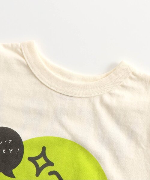 FRUIT OF THE LOOM（フルーツオブザルーム）の「/Fruit of the loom(フルーツオブザルーム)×アーティスト スタンプT（Tシャツ/カットソー・キッズ・イエロー/グリーン/ピンク・130/100/110/120/90/140/80）」の7枚目の写真