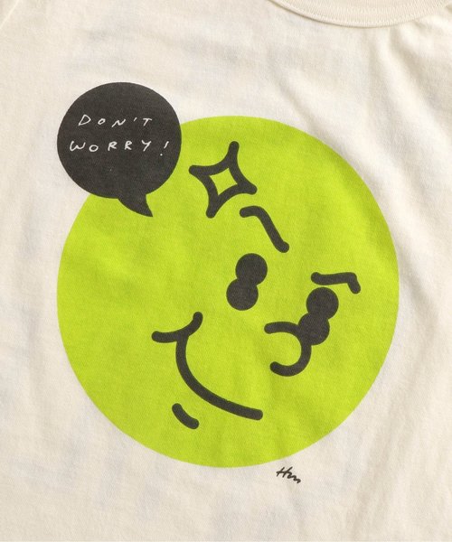 FRUIT OF THE LOOM（フルーツオブザルーム）の「/Fruit of the loom(フルーツオブザルーム)×アーティスト スタンプT（Tシャツ/カットソー・キッズ・イエロー/グリーン/ピンク・130/100/110/120/90/140/80）」の5枚目の写真