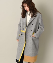 blanc basque | 【Blanc basque】配色トップメルトンコート(チェスターコート)