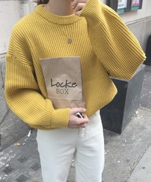 ABITOKYO | クルーネック　リブニットプルオーバー(ニット/セーター)