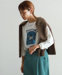 NOMBRE IMPAIR | EVENTINGプリント 長袖カットソー(Tシャツ/カットソー)