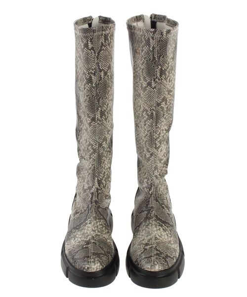 jouetie（ジュエティ）の「ボリュームロングブーツ（ブーツ・レディース・ベージュ/ブラック・M/L）」の17枚目の写真