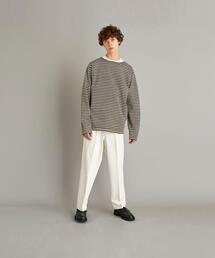 HO　BATONER × STEVEN ALAN Stevenalan BATONER SI/CTN CREW NECK KNIT