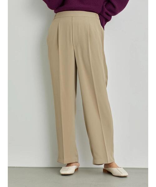 AMERICAN HOLIC（アメリカンホリック）の「センタープレスストレートパンツ（その他パンツ・レディース・ベージュ/ライトピンク/ブラック・S/L/M）」の7枚目の写真