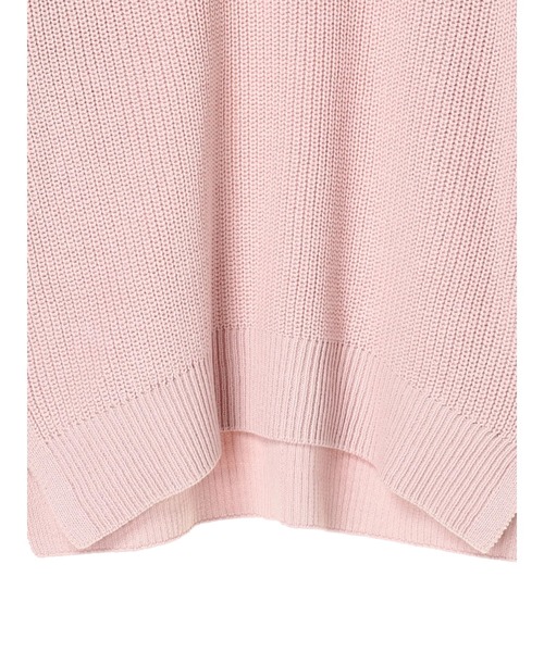 AMERICAN HOLIC（アメリカンホリック）の「Vネック片畦サイドスリットニットプルオーバー　＊●（ニット/セーター・レディース・ライトグレー/ピンク/グレイッシュベージュ/ミント/ネイビー・MEDIUM/LARGE）」の16枚目の写真