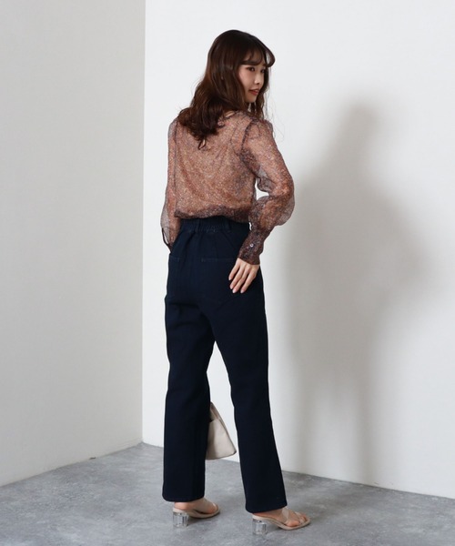 archives（アルシーヴ）の「フラワープリントブラウス（シャツ/ブラウス・レディース・グリーン/オレンジ/ネイビー・MEDIUM）」の15枚目の写真