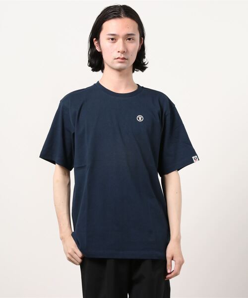 AAPE BY A BATHING APE（エーエイプバイアベイシングエイプ）の「AAPE NOW ONE POINT TEE（Tシャツ/カットソー・メンズ・ダークグレー/ブラック/ライトピンク/ホワイト/ブルー系その他/ベージュ系その他/ダークブルー/グリーン系その他3/オレンジ系その他6/ヘザーグレー/パープル系その他/カーキ/ネイビー・X-LARGE/XX-LARGE/MEDIUM/LARGE/SMALL/XXX-LARGE）」の8枚目の写真