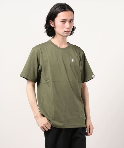 AAPE BY A BATHING APE（エーエイプバイアベイシングエイプ）の「AAPE NOW ONE POINT TEE（Tシャツ/カットソー・メンズ・ダークグレー/ブラック/ライトピンク/ホワイト/ブルー系その他/ベージュ系その他/ダークブルー/グリーン系その他3/オレンジ系その他6/ヘザーグレー/パープル系その他/カーキ/ネイビー・X-LARGE/XX-LARGE/MEDIUM/LARGE/SMALL/XXX-LARGE）」の6枚目の写真