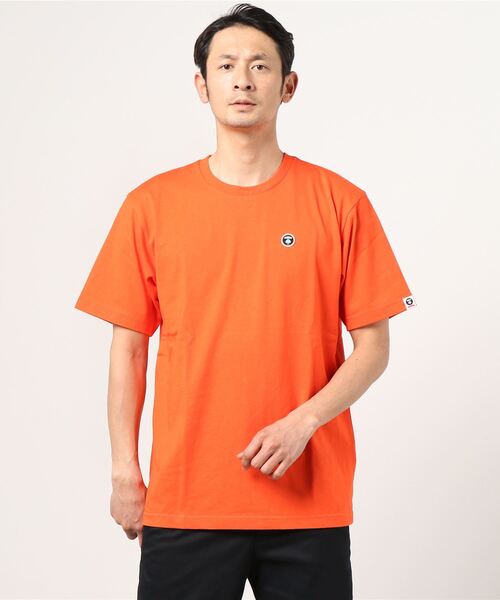 AAPE BY A BATHING APE（エーエイプバイアベイシングエイプ）の「AAPE NOW ONE POINT TEE（Tシャツ/カットソー・メンズ・ダークグレー/ブラック/ライトピンク/ホワイト/ブルー系その他/ベージュ系その他/ダークブルー/グリーン系その他3/オレンジ系その他6/ヘザーグレー/パープル系その他/カーキ/ネイビー・X-LARGE/XX-LARGE/MEDIUM/LARGE/SMALL/XXX-LARGE）」の13枚目の写真