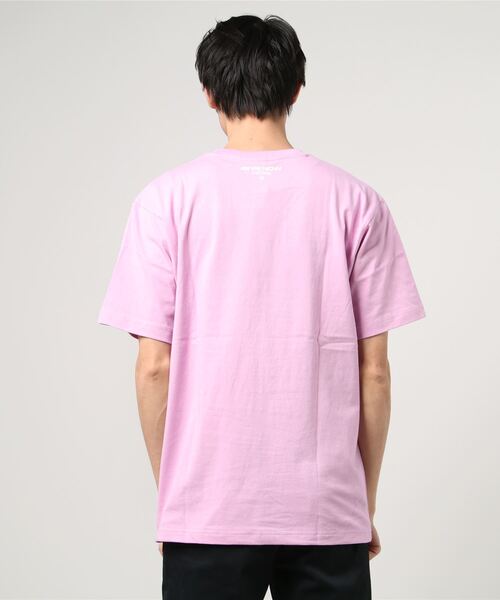 AAPE BY A BATHING APE（エーエイプバイアベイシングエイプ）の「AAPE NOW ONE POINT TEE（Tシャツ/カットソー・メンズ・ダークグレー/ブラック/ライトピンク/ホワイト/ブルー系その他/ベージュ系その他/ダークブルー/グリーン系その他3/オレンジ系その他6/ヘザーグレー/パープル系その他/カーキ/ネイビー・X-LARGE/XX-LARGE/MEDIUM/LARGE/SMALL/XXX-LARGE）」の19枚目の写真