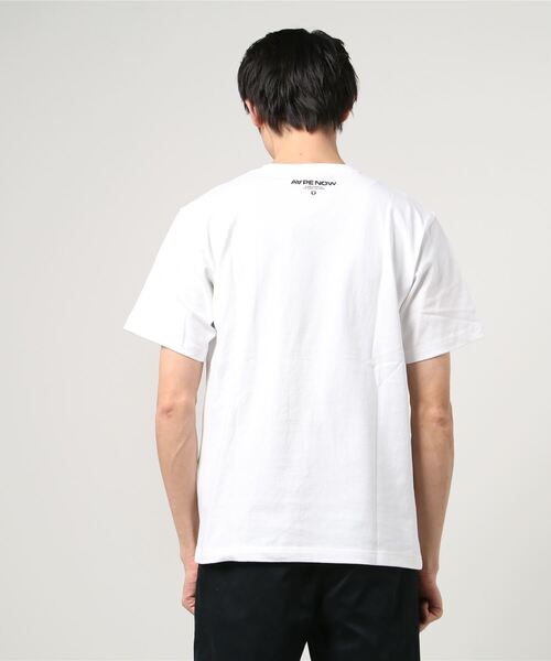 AAPE BY A BATHING APE（エーエイプバイアベイシングエイプ）の「AAPE NOW ONE POINT TEE（Tシャツ/カットソー・メンズ・ダークグレー/ブラック/ライトピンク/ホワイト/ブルー系その他/ベージュ系その他/ダークブルー/グリーン系その他3/オレンジ系その他6/ヘザーグレー/パープル系その他/カーキ/ネイビー・X-LARGE/XX-LARGE/MEDIUM/LARGE/SMALL/XXX-LARGE）」の16枚目の写真