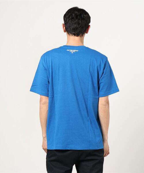 AAPE BY A BATHING APE（エーエイプバイアベイシングエイプ）の「AAPE NOW ONE POINT TEE（Tシャツ/カットソー・メンズ・ダークグレー/ブラック/ライトピンク/ホワイト/ブルー系その他/ベージュ系その他/ダークブルー/グリーン系その他3/オレンジ系その他6/ヘザーグレー/パープル系その他/カーキ/ネイビー・X-LARGE/XX-LARGE/MEDIUM/LARGE/SMALL/XXX-LARGE）」の21枚目の写真