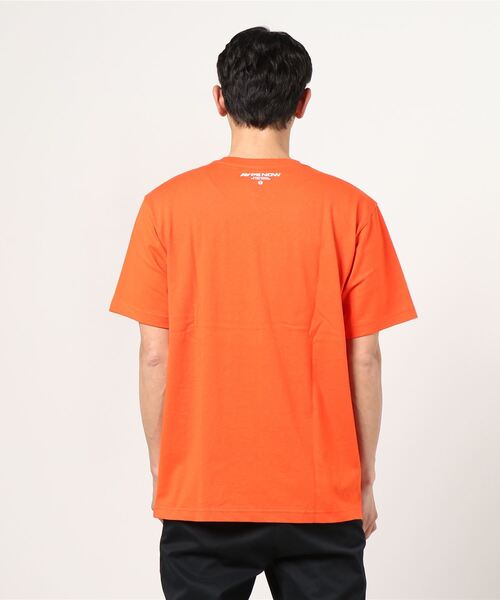 AAPE BY A BATHING APE（エーエイプバイアベイシングエイプ）の「AAPE NOW ONE POINT TEE（Tシャツ/カットソー・メンズ・ダークグレー/ブラック/ライトピンク/ホワイト/ブルー系その他/ベージュ系その他/ダークブルー/グリーン系その他3/オレンジ系その他6/ヘザーグレー/パープル系その他/カーキ/ネイビー・X-LARGE/XX-LARGE/MEDIUM/LARGE/SMALL/XXX-LARGE）」の22枚目の写真