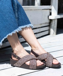 fitflop（フィットフロップ）の「LULU GLITZ TWEED BACK-STRAP
