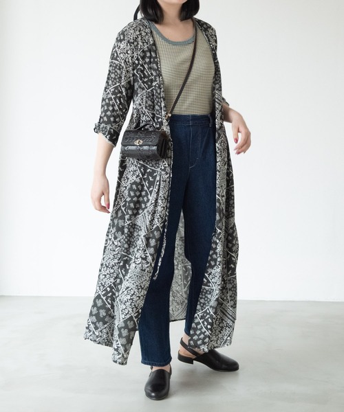 MERLOT（メルロー）の「バンダナプリントカシュクールワンピース（ワンピース・レディース・ブラック/レッド・FREE）」の10枚目の写真