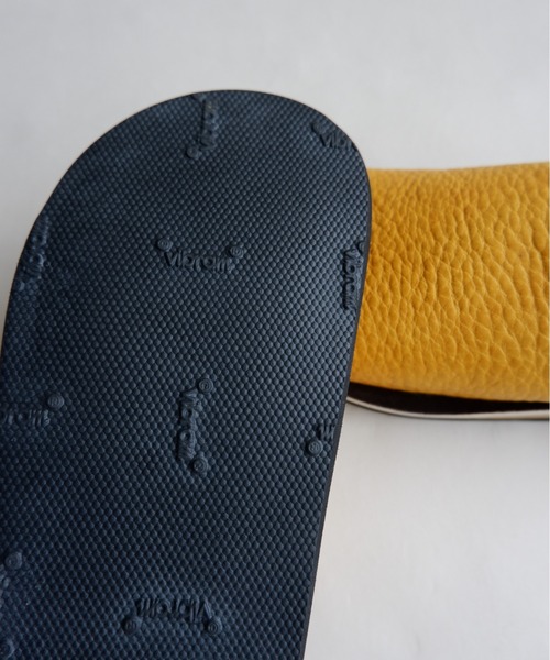 BEAVER（ビーバー）の「THE SANDALMAN/ザ サンダルマン　SLIDER  スライダーサンダル SOLID BULLHIDE 無地　ブルハイド（サンダル・レディース・ブラック/ダークブラウン/イエロー・11/4/6/8/10/9/5/7）」の9枚目の写真