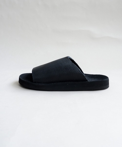 BEAVER（ビーバー）の「THE SANDALMAN/ザ サンダルマン　SLIDER  スライダーサンダル SOLID BULLHIDE 無地　ブルハイド（サンダル・レディース・ブラック/ダークブラウン/イエロー・11/4/6/8/10/9/5/7）」の5枚目の写真