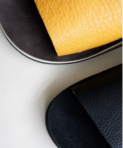 BEAVER（ビーバー）の「THE SANDALMAN/ザ サンダルマン　SLIDER  スライダーサンダル SOLID BULLHIDE 無地　ブルハイド（サンダル・レディース・ブラック/ダークブラウン/イエロー・11/4/6/8/10/9/5/7）」の18枚目の写真