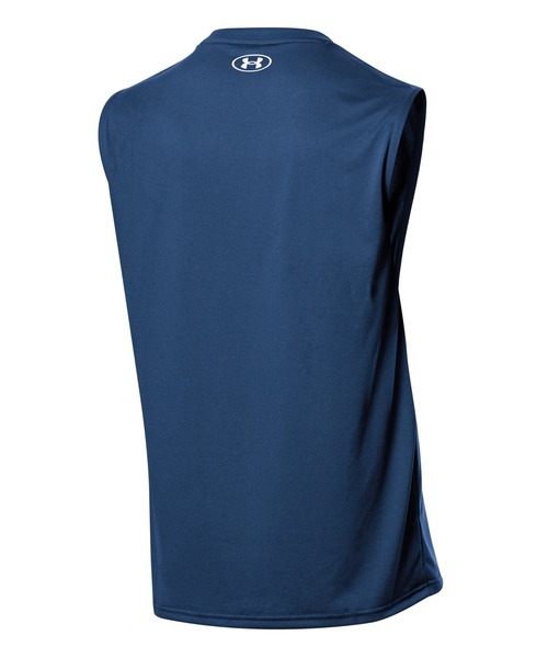 UNDER ARMOUR（アンダーアーマー）の「UAテック スリーブレス シャツ（トレーニング/メンズ）（タンクトップ・メンズ・ホワイト/ネイビー/ブラック・SM/XL/LG/XXL/3XL/MD）」の10枚目の写真
