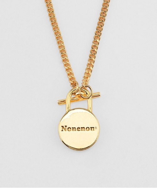 NONENON(ノンノン)の「【NONENON】LOCK CIRCLE NECKLACE / ノンノン ロック サークル ネックレス(ネックレス・メンズ・シルバー/ゴールド・SMALL/MEDIUM/LARGE)」の12枚目の写真