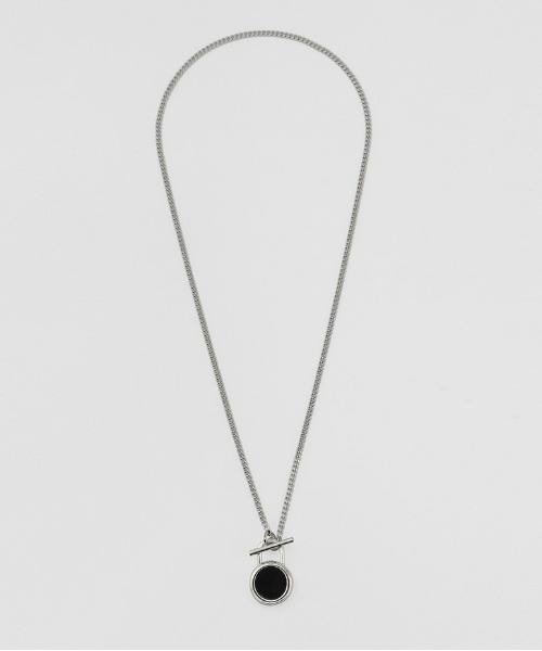 NONENON(ノンノン)の「【NONENON】LOCK CIRCLE NECKLACE / ノンノン ロック サークル ネックレス(ネックレス・メンズ・シルバー/ゴールド・SMALL/MEDIUM/LARGE)」の9枚目の写真