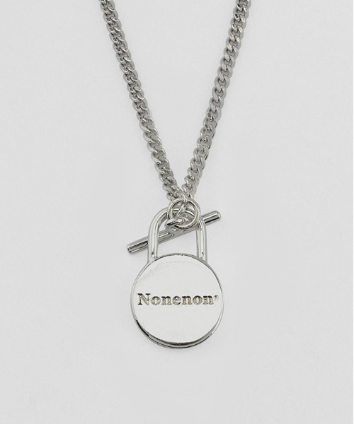NONENON(ノンノン)の「【NONENON】LOCK CIRCLE NECKLACE / ノンノン ロック サークル ネックレス(ネックレス・メンズ・シルバー/ゴールド・SMALL/MEDIUM/LARGE)」の13枚目の写真