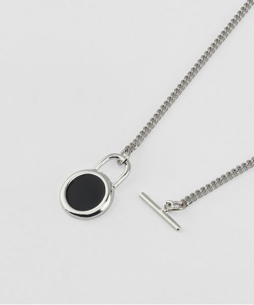 NONENON(ノンノン)の「【NONENON】LOCK CIRCLE NECKLACE / ノンノン ロック サークル ネックレス(ネックレス・メンズ・シルバー/ゴールド・SMALL/MEDIUM/LARGE)」の15枚目の写真