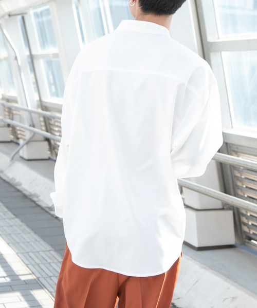 PairPair(ペアペア)の「ヴィンテージボタンルーズシャツ(ユニセックス)(シャツ/ブラウス・メンズ・ブラック/オフホワイト・MEDIUM/LARGE)」の19枚目の写真