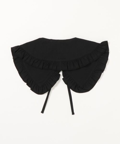 RASVOA(ラスボア)の「ビックカラーフリル付け襟(付け襟・レディース・ブラック/オフホワイト・FREE)」の15枚目の写真