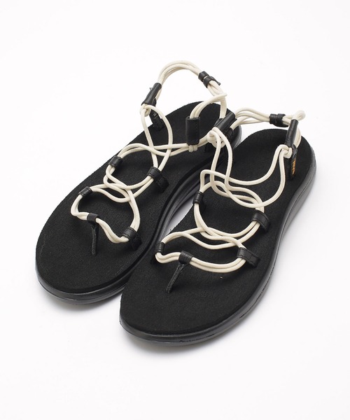 Teva（テバ）の「Teva/VOYA INFINITYボヤインフィニティ コードストラップサンダル（サンダル・レディース・ホワイト/ブラック・24/25/23/22）」の7枚目の写真