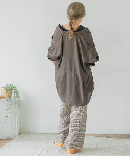 ITEMS URBANRESEARCH(アイテムズ アーバンリサーチ)の「CPOシャツ(シャツ/ブラウス・レディース・ブラウン/ベージュ・FREE)」の20枚目の写真